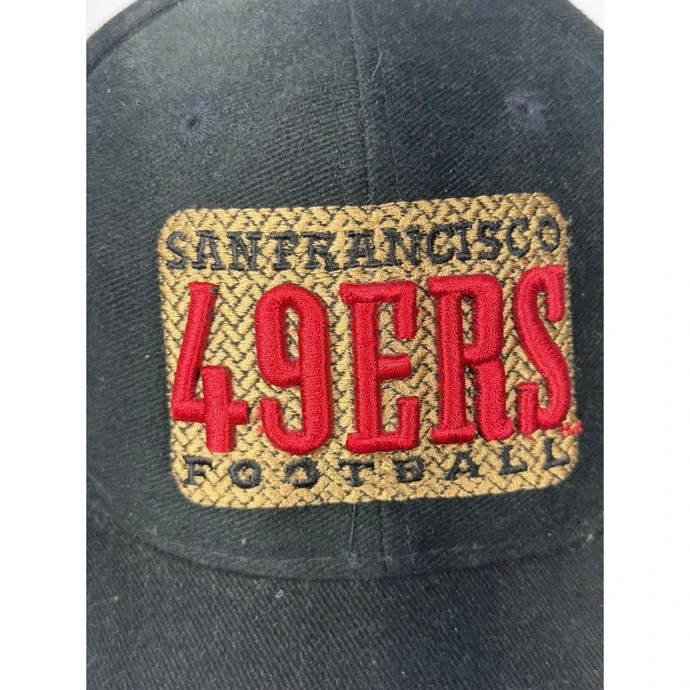 Vintage‎ San Francisco 49ers Eastport Snapback Hat Black Team NFL Football Cap